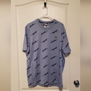 Lacoste Mens shirt XL Blue